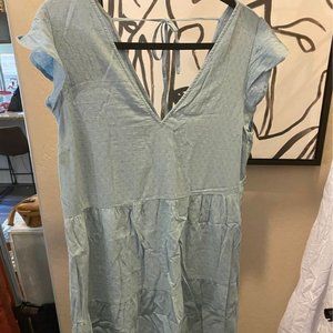 Abercrombie Ruffle Sleeve Trapeze Mini 